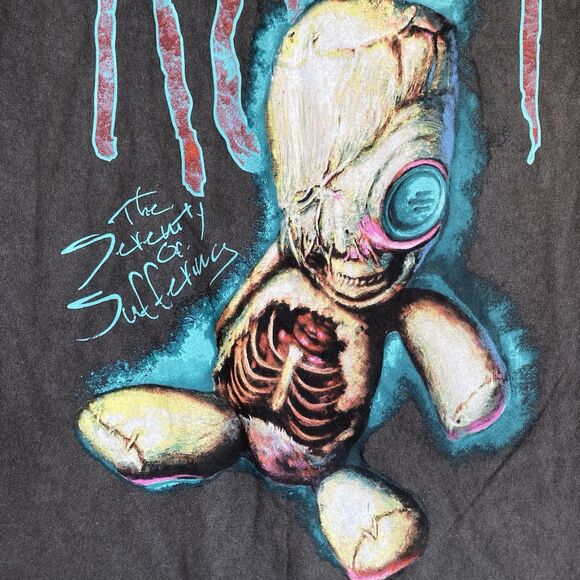 Official KORN T-shirt Unisex Adult S Gray Graphic The Serenity Of Suffering - Picture 6 of 6